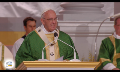 Pope Francis Giving Homily in Philadelphia